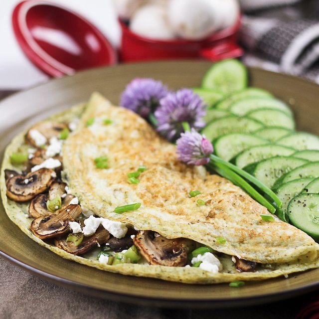 This Mushroom and Egg White Omelet