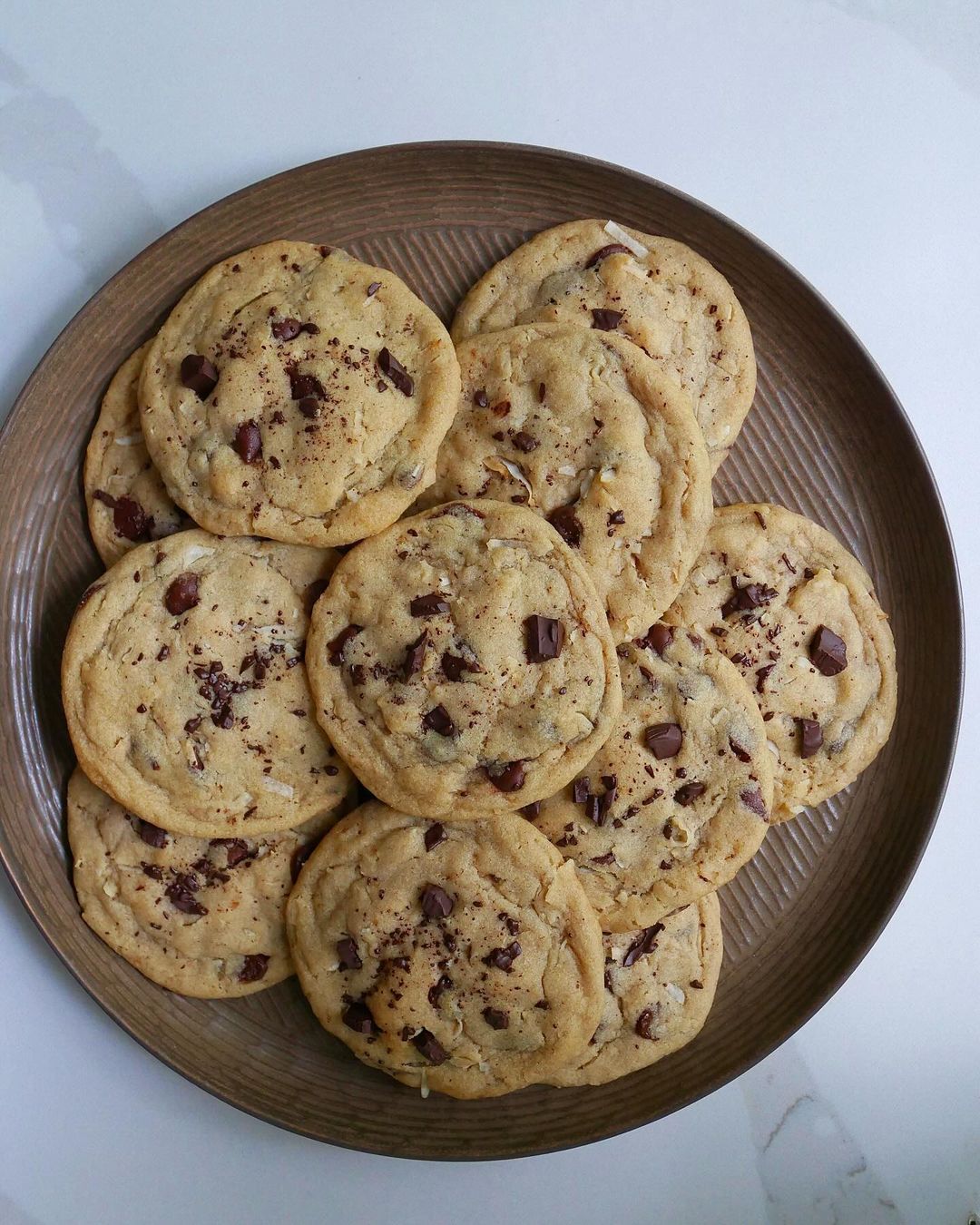 Toasted Coconut Chocolate Chip Cookies