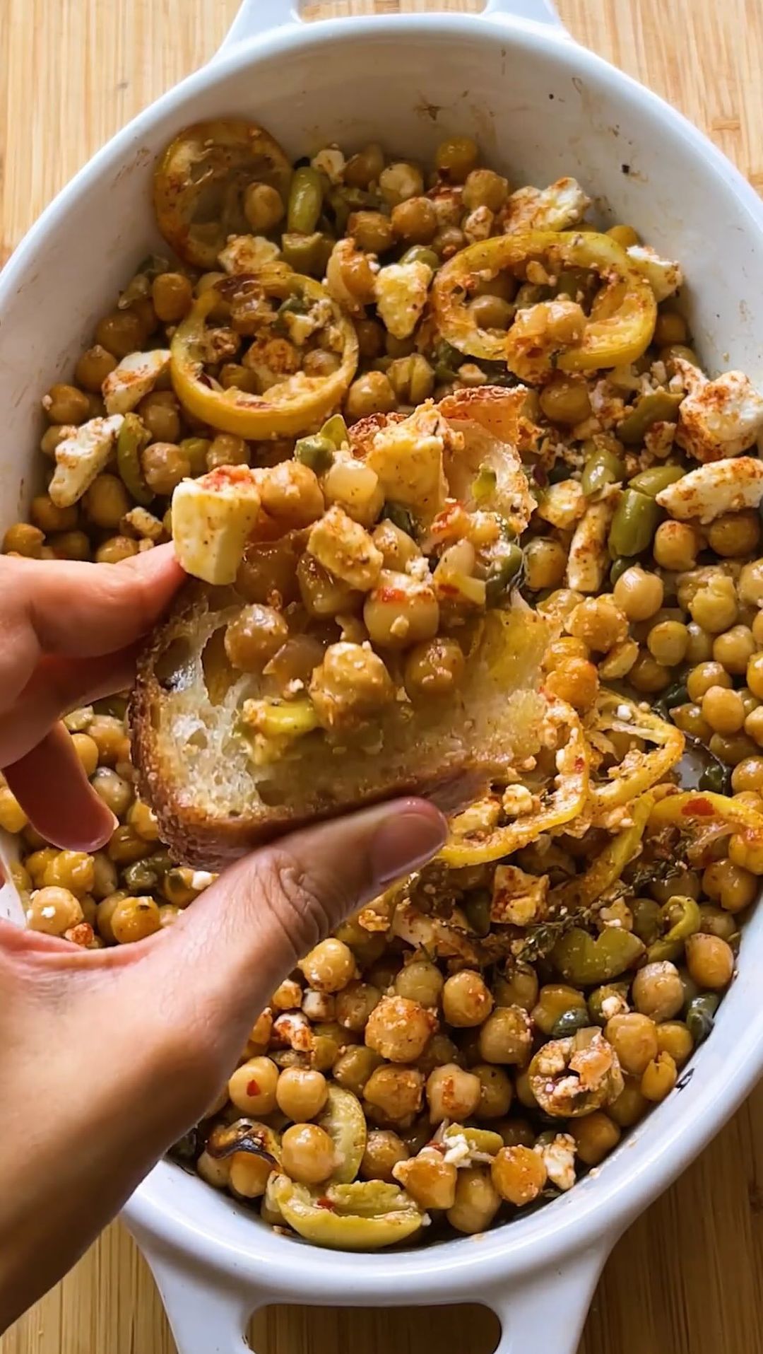 Mediterranean Chickpea Bake