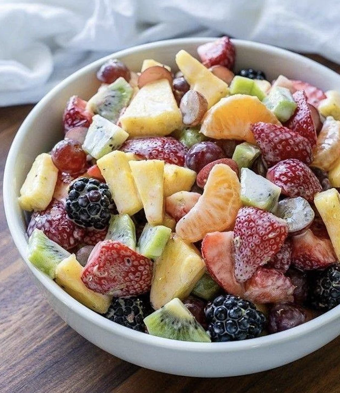 Creamy Fresh Fruit Salad