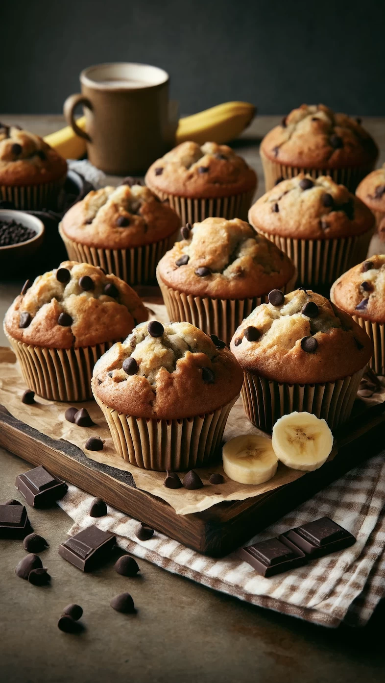 Alison Holst's Chocolate and Banana Muffins