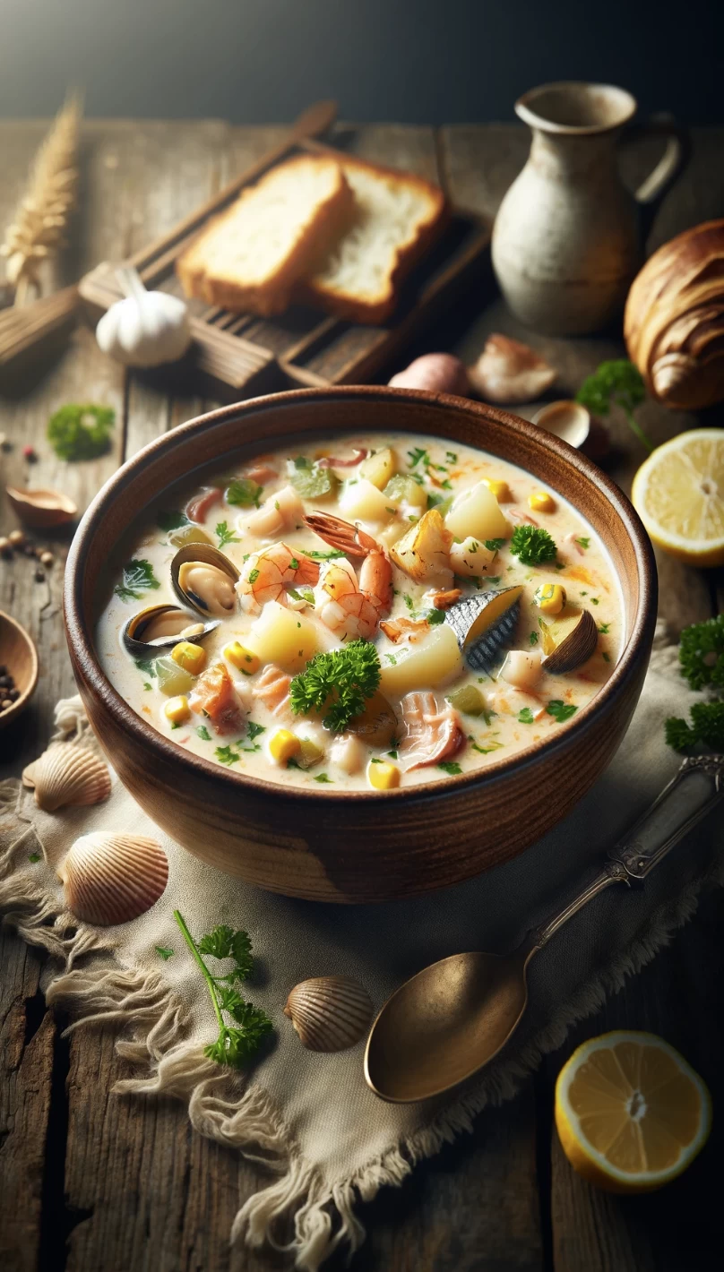 Jo Seagar's Smoked Seafood Chowder