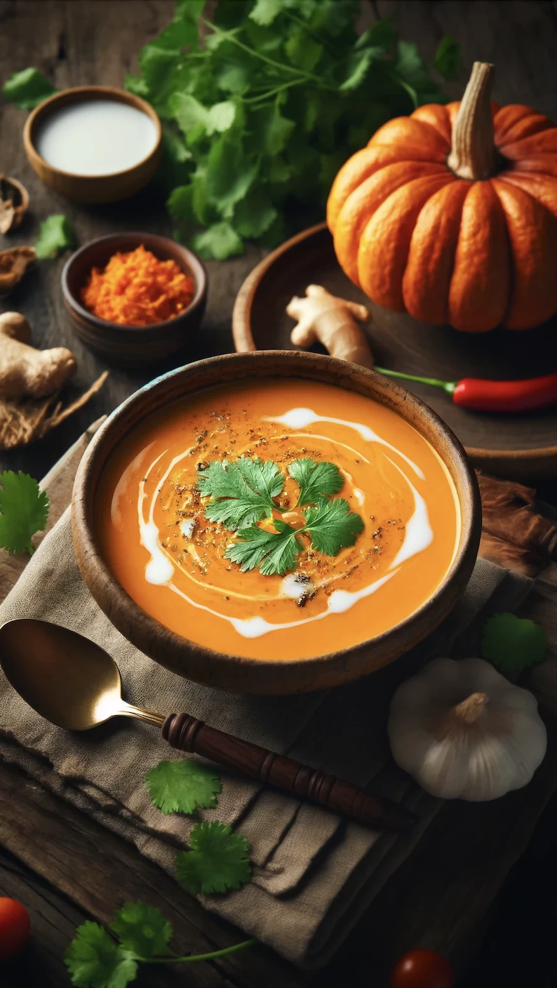 Thai Spicy Pumpkin Soup