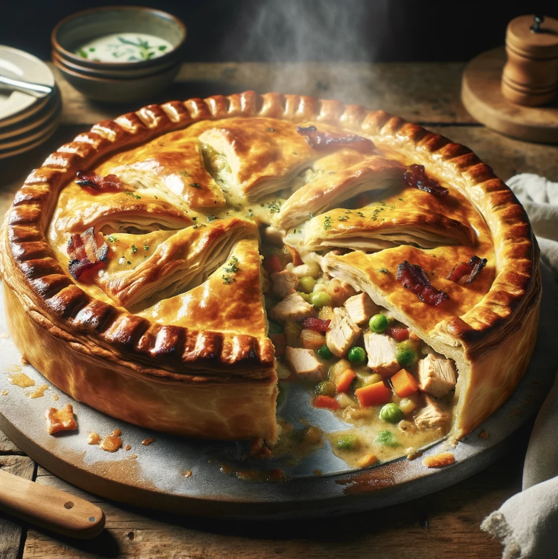 Chicken and Vegetable Pie (Chelsea Winter)